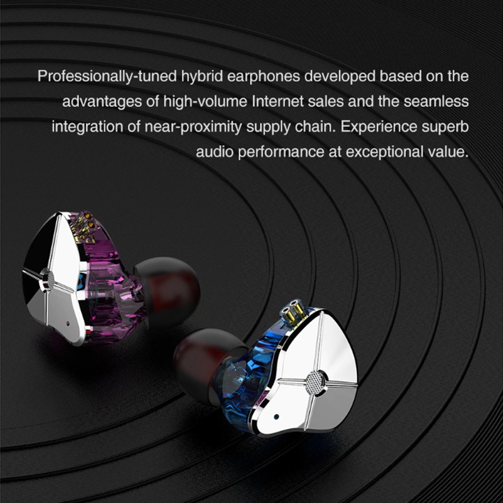 Tai nghe TRN ST1 - Dual driver,âm thanh hifi, có micro |Tặng hộp cực hot