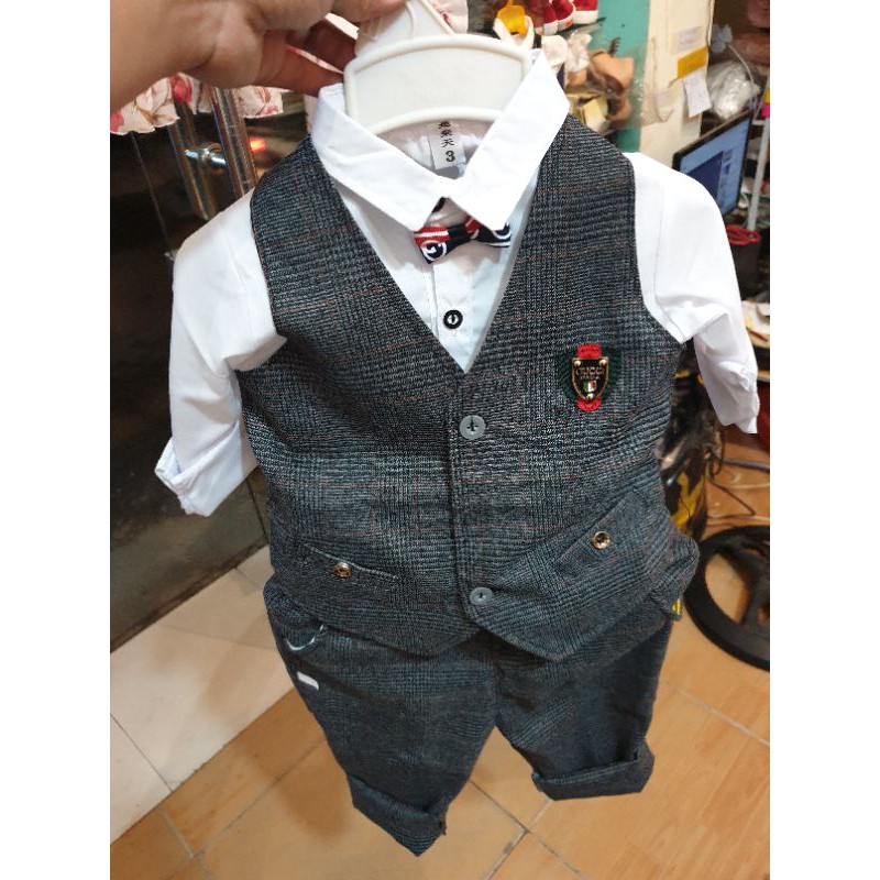 Bộ công tử vest cao cấp cho bé trai 8-16kg