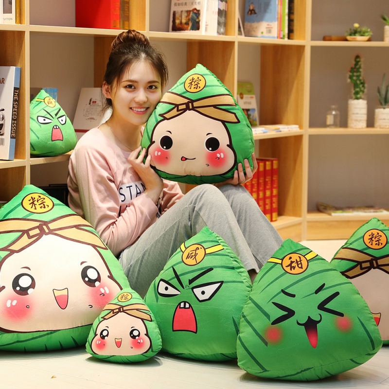 Đồ Chơi Mô Hình Bánh Bao Nhồi Bông Dễ Thương Cho Bé