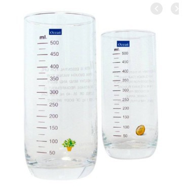Ly Thủy Tinh Ocean Chia Vạch Trái Cây 625 ml | OCEB.00322 , Nhập khẩu Thái Lan