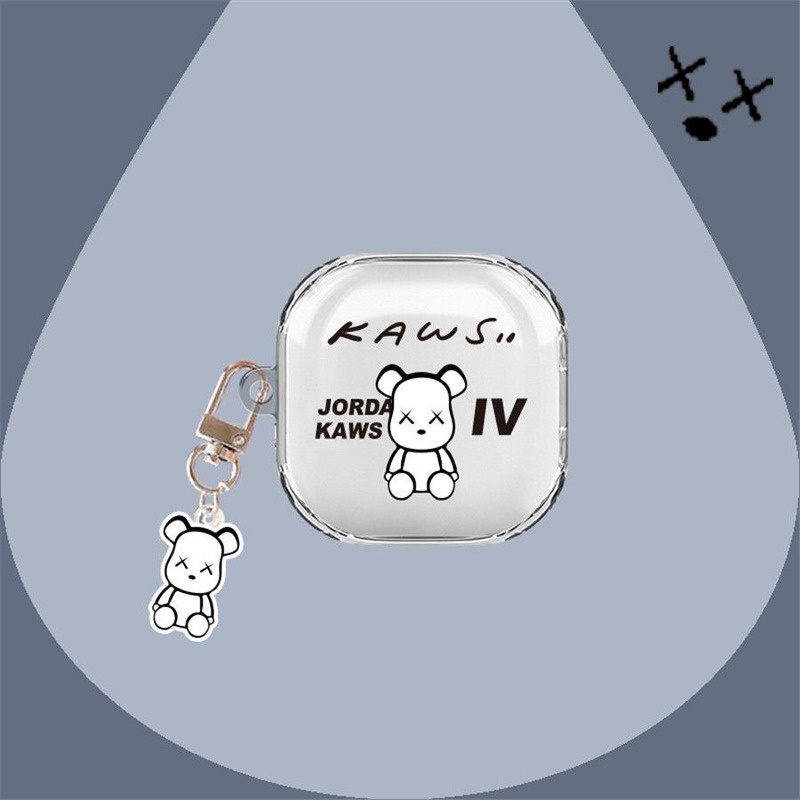 Vỏ Bảo Vệ Hộp Sạc Tai Nghe QCY T13 Mềm Mại Họa Tiết Hoạt Hình Gấu Và Pikachu Đáng Yêu