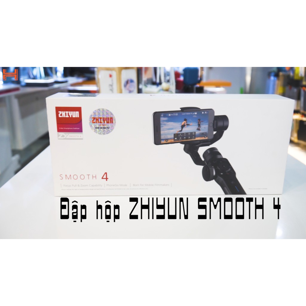 [Mã 229ELSALE hoàn 7% đơn 300K] Gimbal cầm tay chống rung cho điện thoại Zhiyun Smooth 4