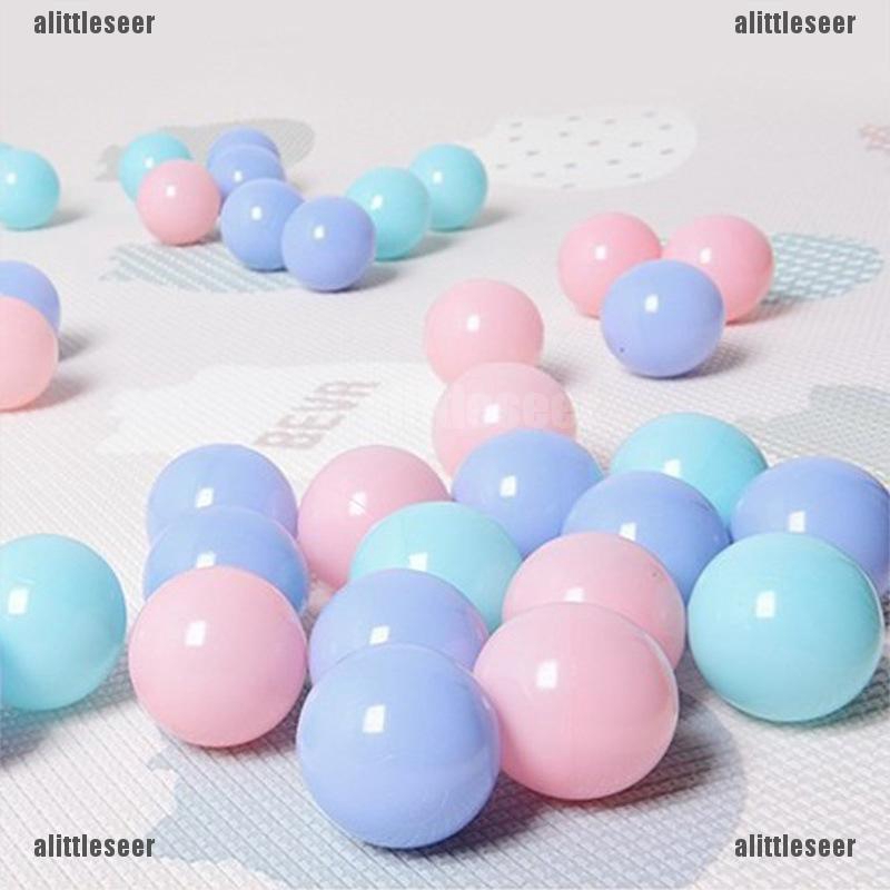 Set 100 / 200 Quả Bóng Nhựa Mềm Nhiều Màu Cho Bé