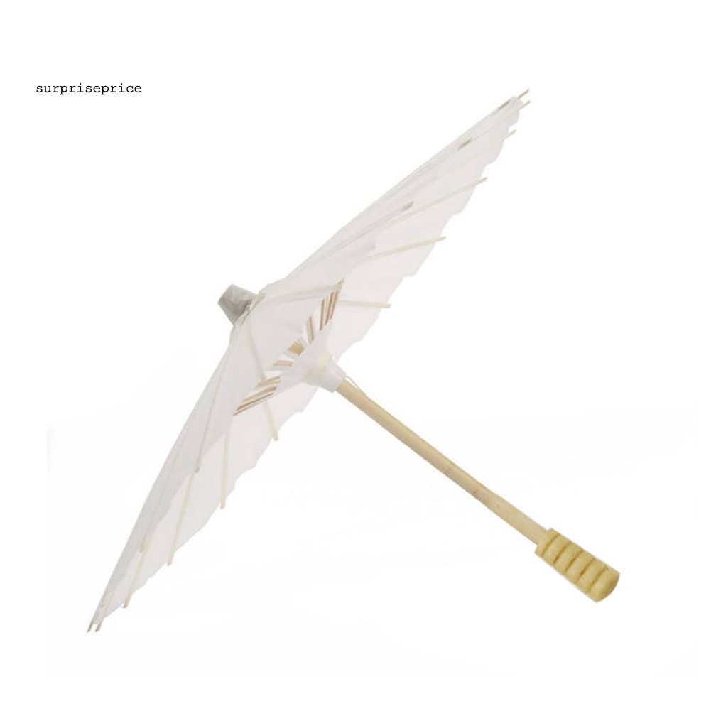 Ô màu trắng trơn bằng giấy phong cách Trung Hoa đơn giản