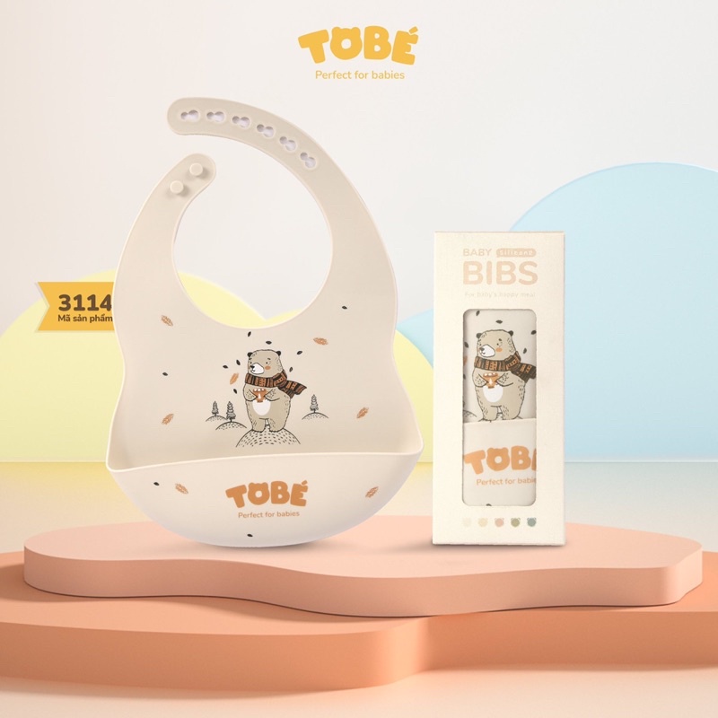 Yếm ăn dặm Eco Silicone To Bé