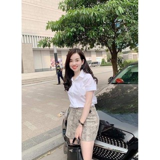 sơ mi uni cộc tay