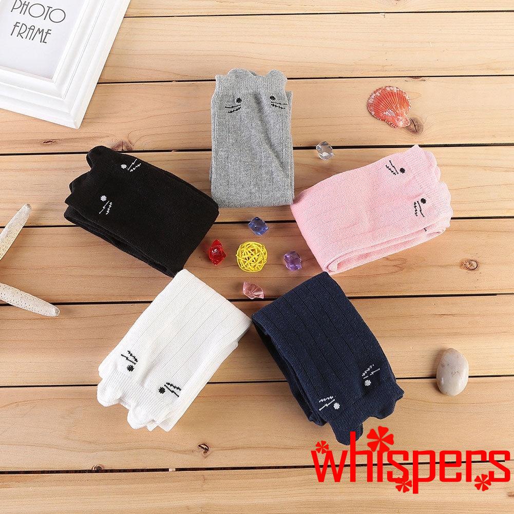 Vớ cotton cao đến đầu gối xinh xắn cho bé gái