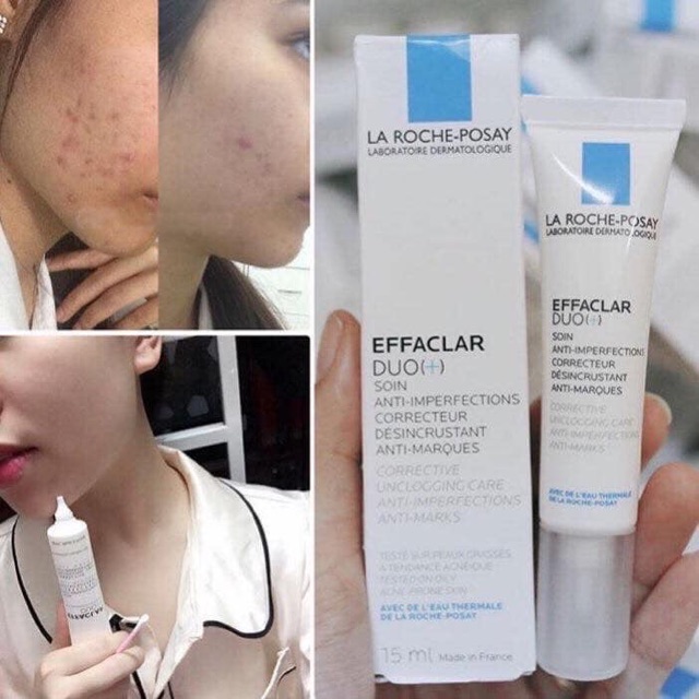 Kem Giảm Mụn Laroche Posay Efaclar Duo+ 40ml