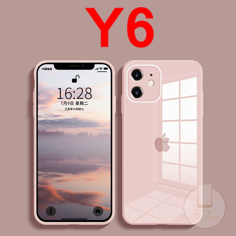 Ốp điện thoại mặt kính cường lực in logo iPhone 7 Plus 11 6 6S 8 Plus 12 Pro Max X SE 2020 6SPlus 7Plus 6Plus 8Plus XS | BigBuy360 - bigbuy360.vn