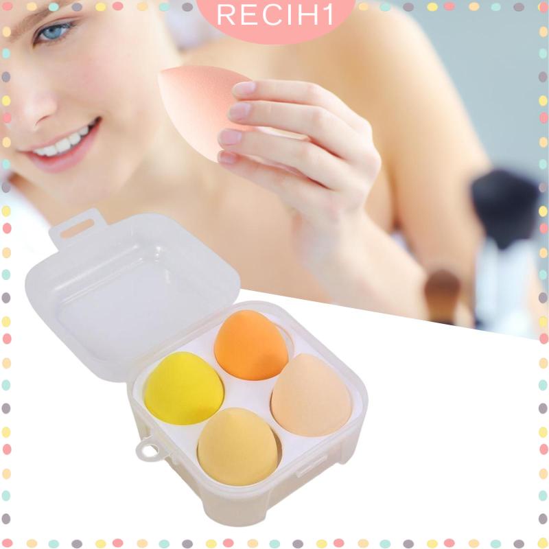 Set 4 Mút Tán Kem Nền Dạng Lỏng Sử Dụng Khô Và Ướt