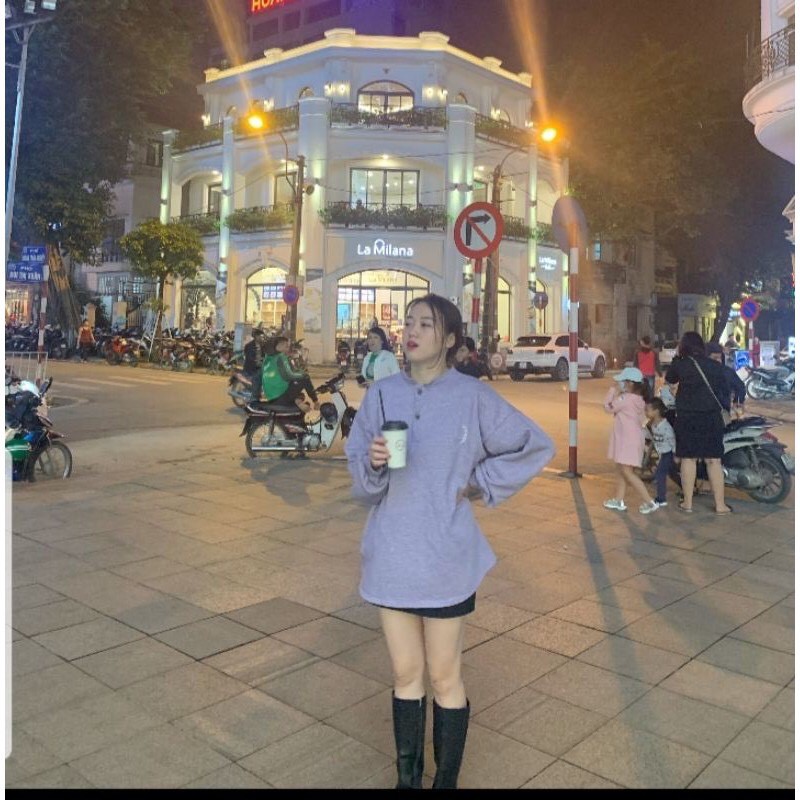 [Hình Thật] Áo Nỉ Sweater Nỉ Bông Form Rộng - Phong Cách Oversize Unisex | BigBuy360 - bigbuy360.vn