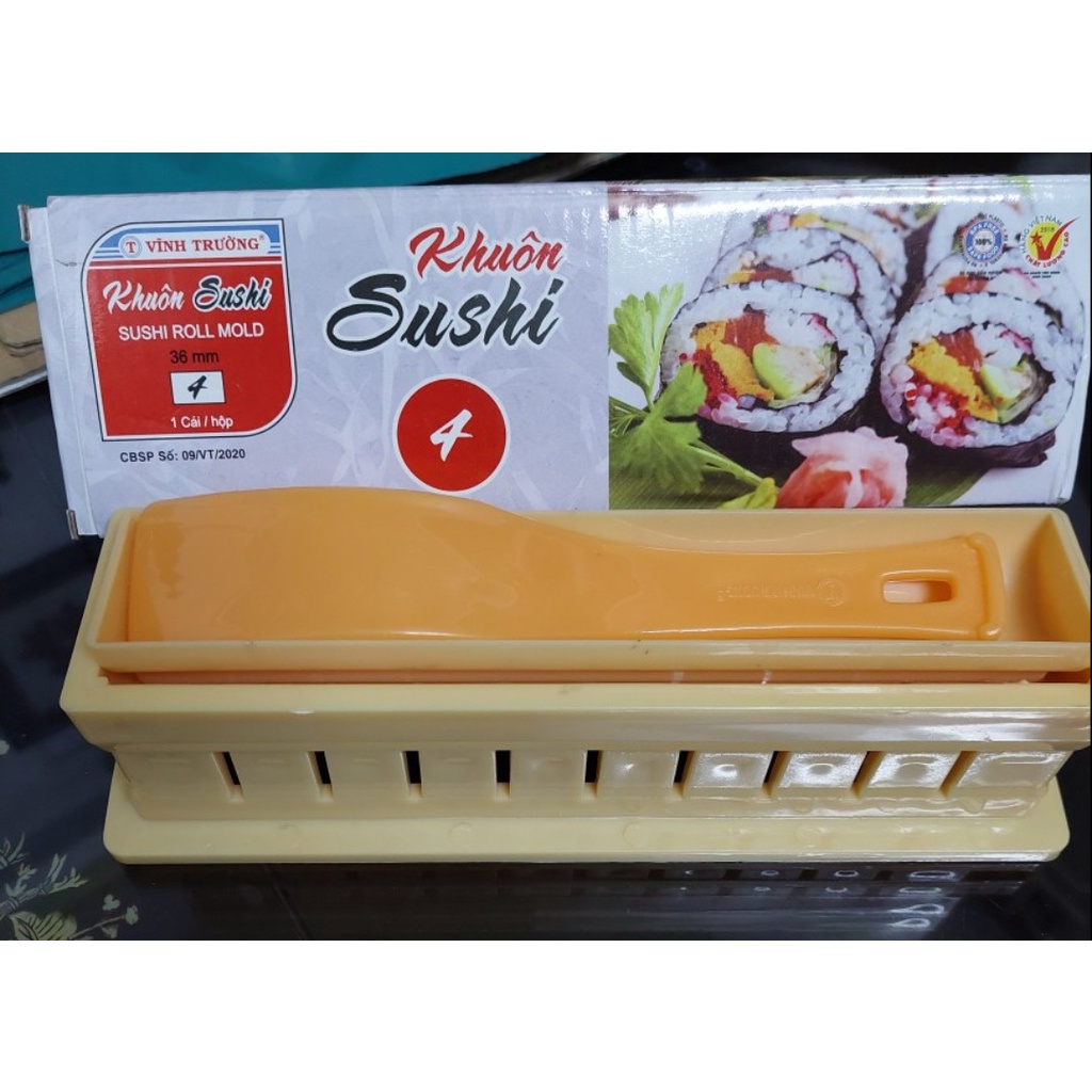 KHUÔN SUSHI NHỰA CAO CẤP HÌNH TRÒN - VT