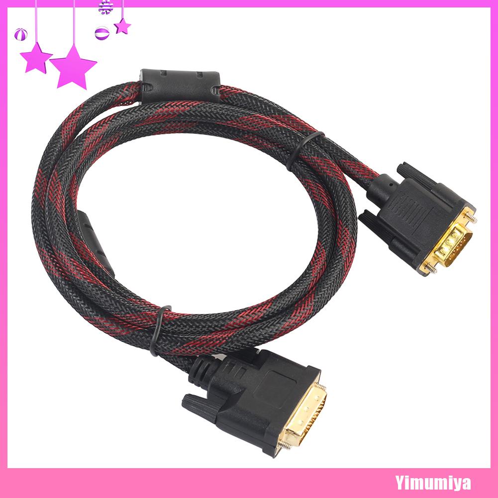 Dây cáp âm thanh 4.6ft 24 + 5 kết nối Dvi-I sang VGA