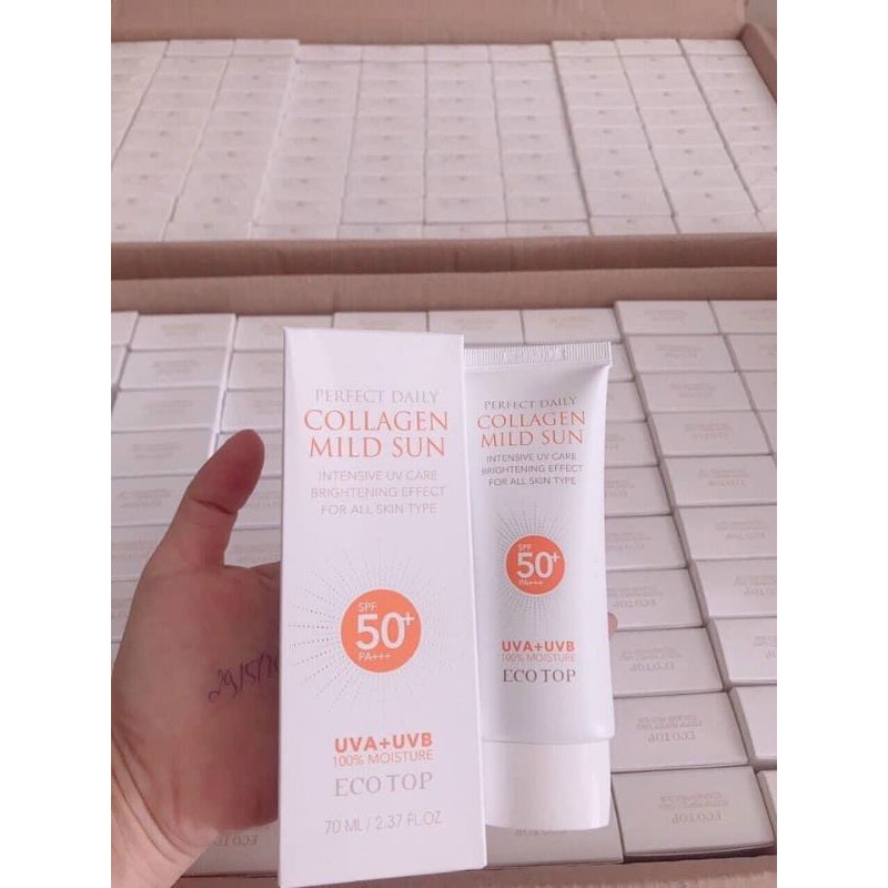 KEM CHỐNG NẮNG COLLAGEN ECOTOP Hàn Quốc 5ml