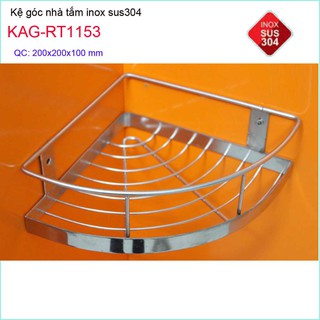 KỆ GÓC NHÀ TẮM INOX KAG-RT1153