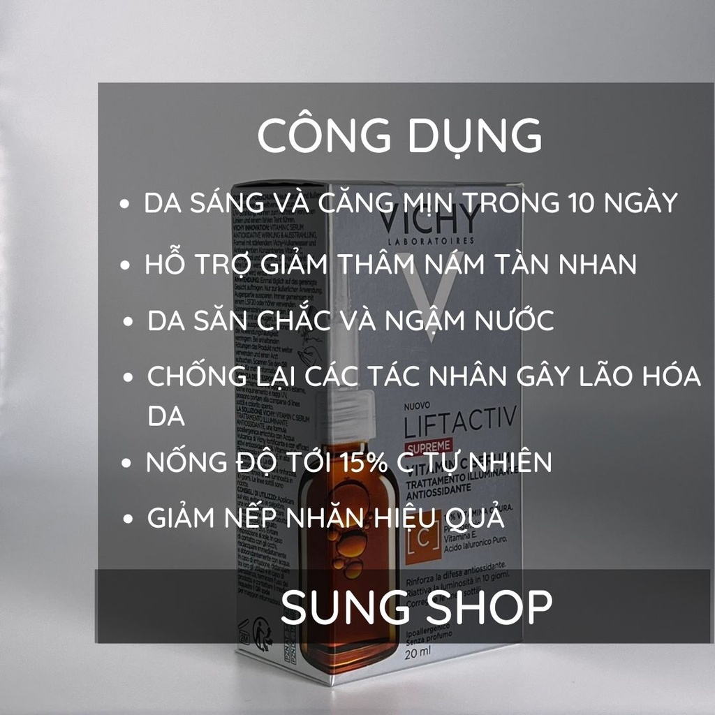 [20ML] SERUM VITAMIN C VICHY SÁNG DA NGĂN NGỪA LÃO HÓA 20ML