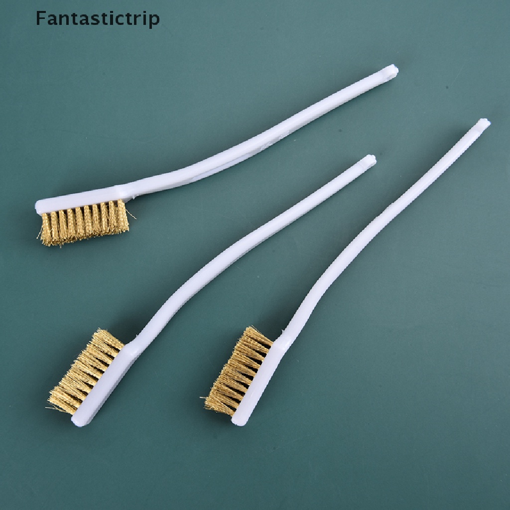 Set 1 / 2 Bàn Chải Dây Đồng Vệ Sinh Vòi Máy In 3D