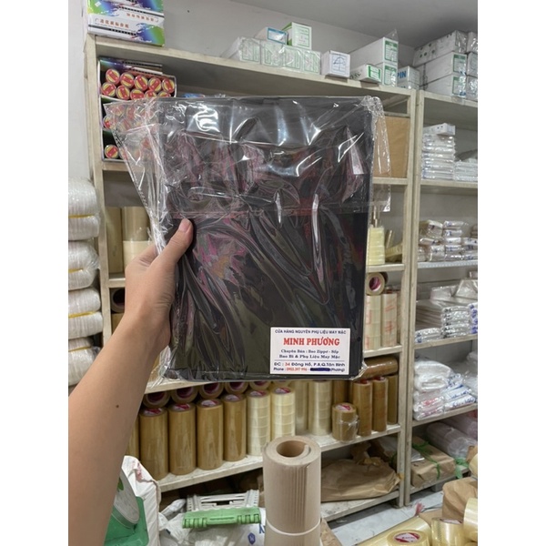 Túi xốp đen , túi đóng hàng đen PE , túi rác đen - Xiesss Store
