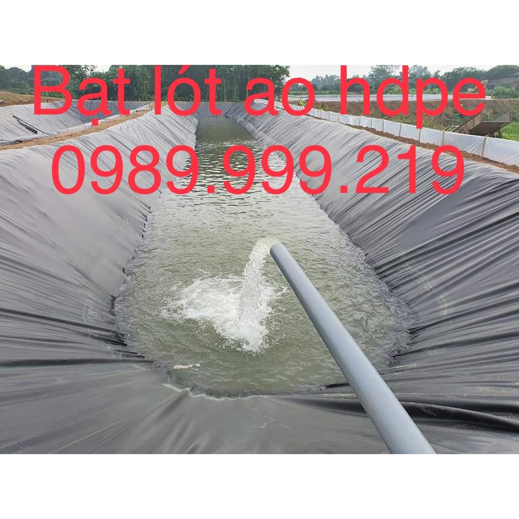 Màng bạt hdpe đen 1mm cho bà con lót bãi rác thải,lót bể nước