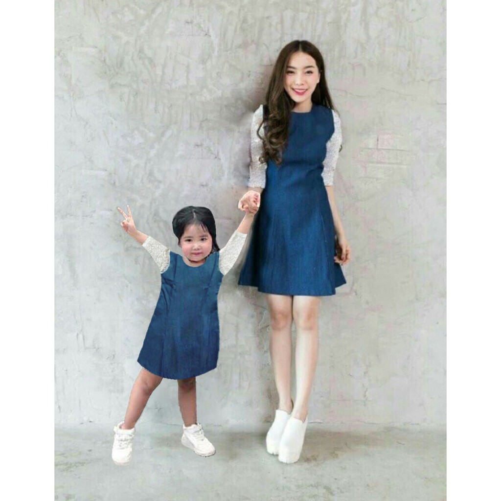 đầm đôi mẹ và bé