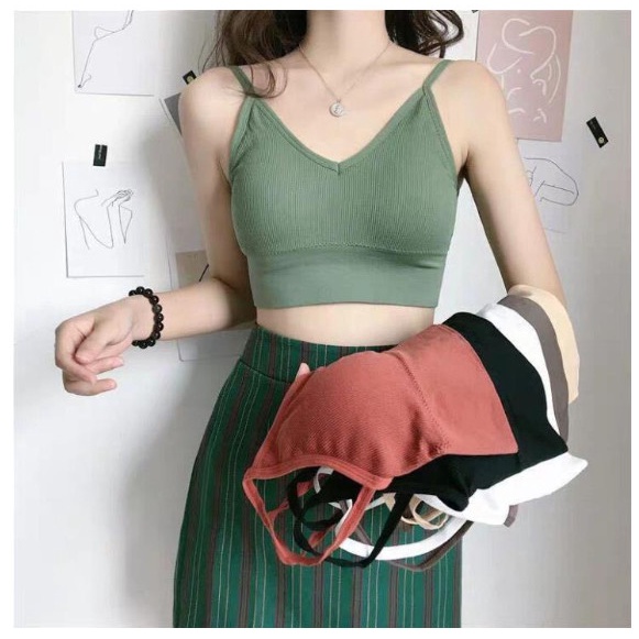 Áo Bra Nữ - 2 dây chữ U hở lưng ÁO NGỰC không gọng nâng ngực gợi cảm co giãn tiện lợi