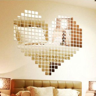 10 Decal dán tường Bằng Acrylic Với Họa Tiết 3D Hiệu Ứng Gương
