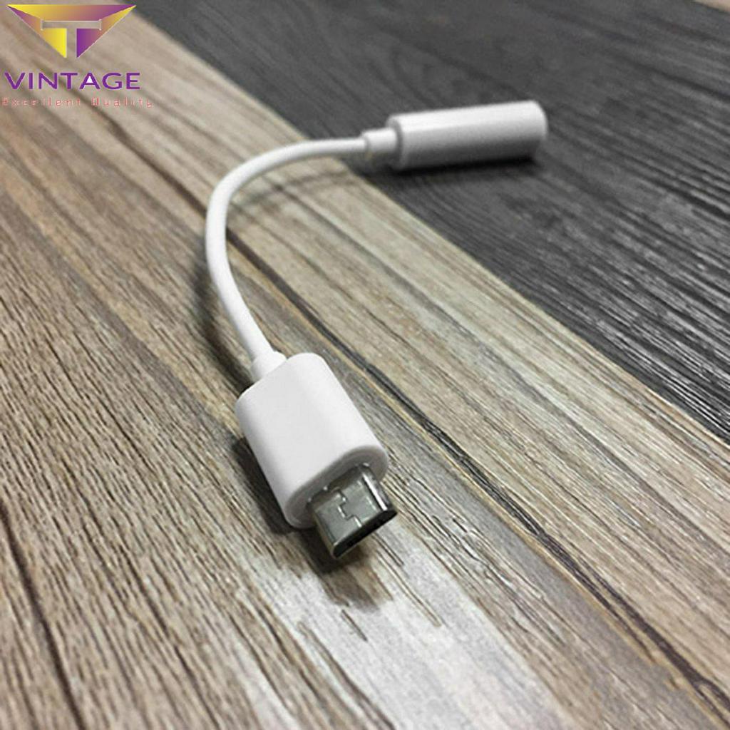 Cáp Chuyển Đổi Âm Thanh V8 Sang 3.5mm Cho Android