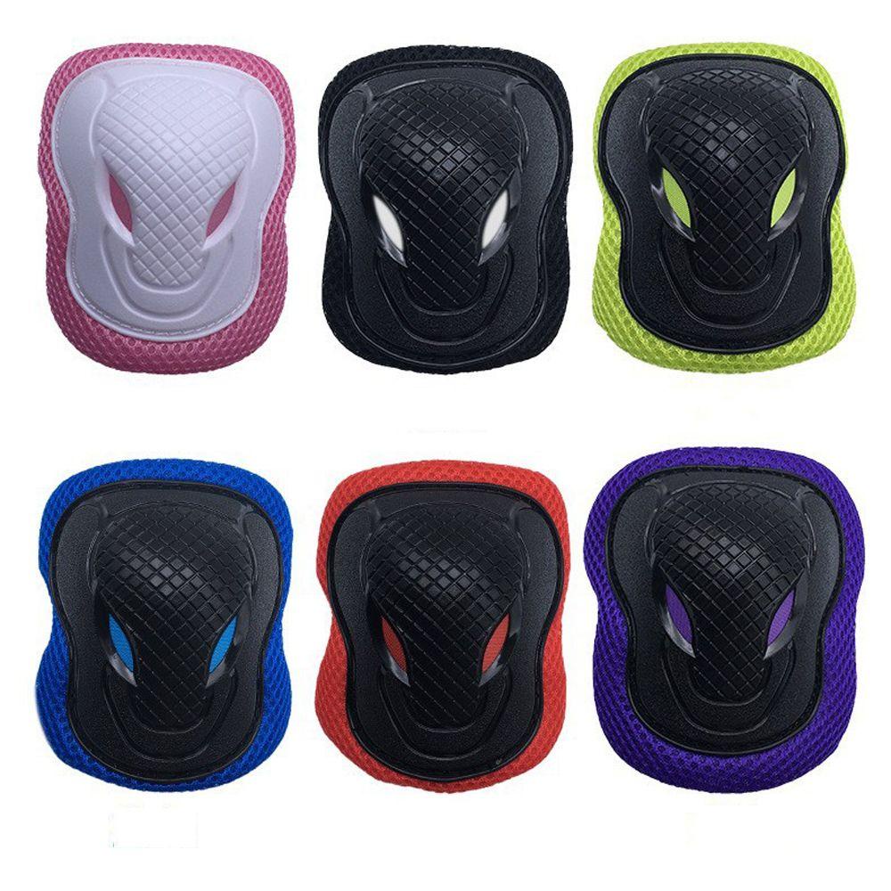 Set 6 Đệm Bảo Vệ Đầu Gối / Khuỷu Tay / Trượt Ván An Toàn Cho Bé