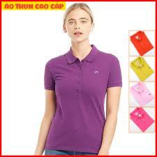 Áo thun cá sấu Nữ Cao Cấp Cotton co giãn 4 chiều [HÌNH THẬT & GIÁ SỈ]