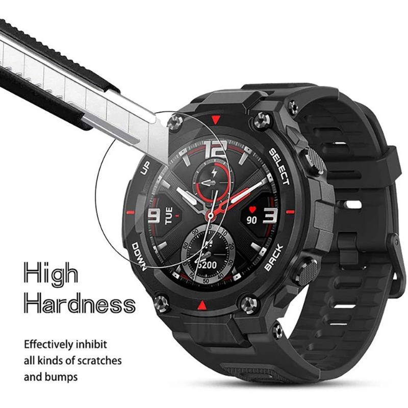 Kính cường lực cho đồng hồ Amazfit Serie ( T-rex, GTR 47mm, GTR 42mm, Stratos 3, Amazfit Pace, Verge, Verge Lite)