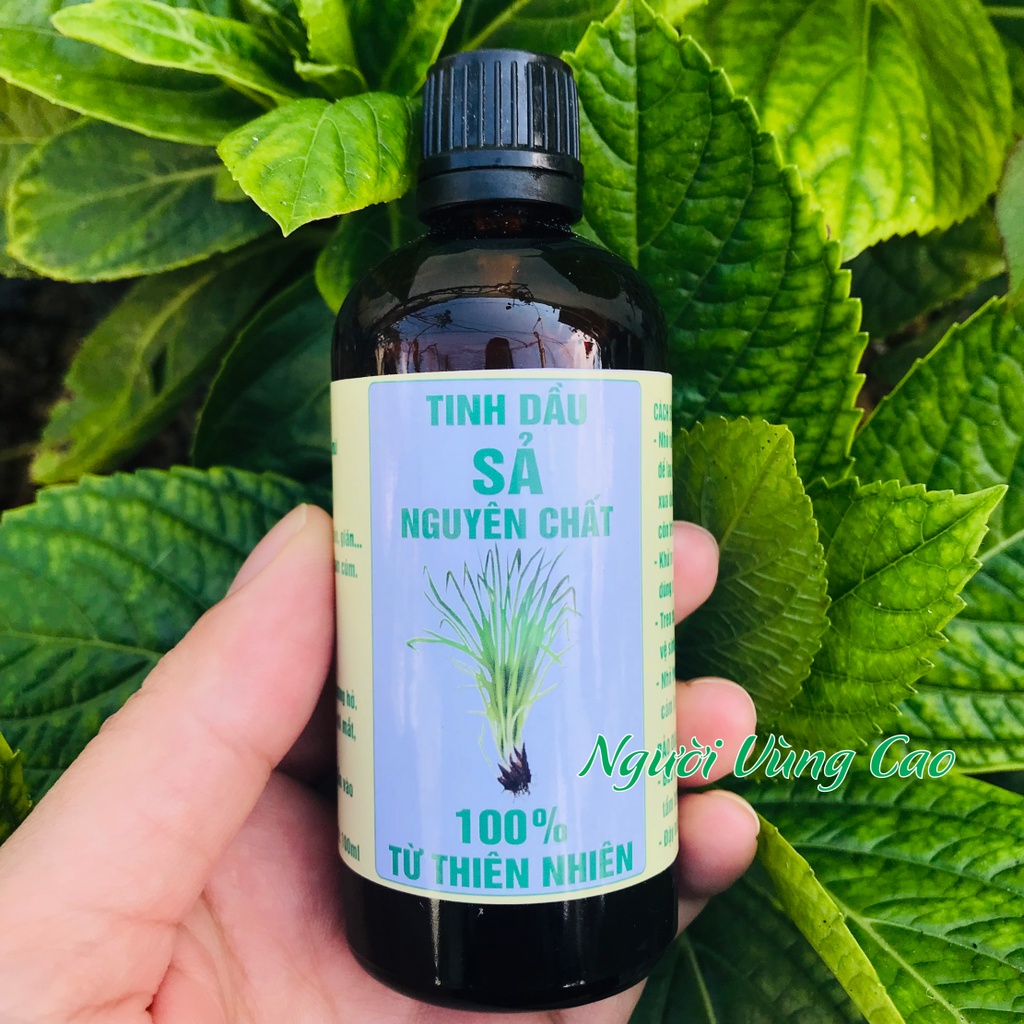 Tinh Dầu Sả Nguyên Chất  Chuẩn, Thơm, Khử Mùi, Xua Đuổi Côn Trùng - Tinh Dầu Xả Mường Tè Lai Châu