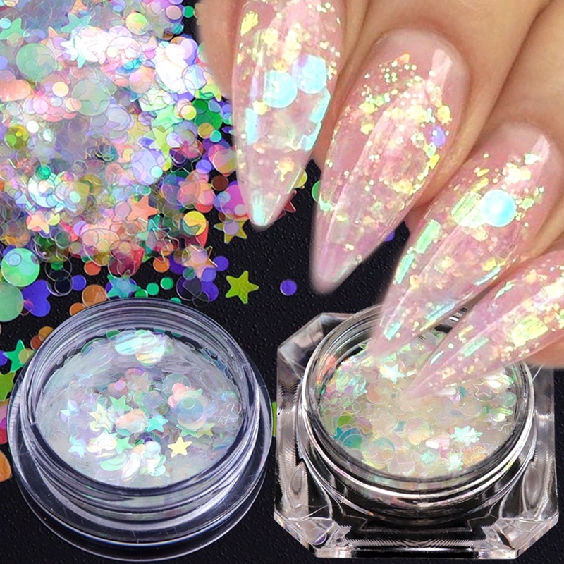 Nhủ Sequin Trang Trí Móng