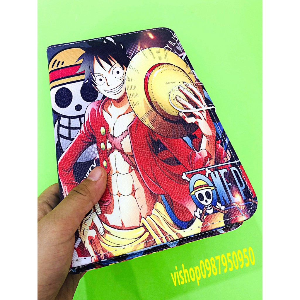 Bao da bàn phím điện thoại Android có dây hình LUFFY ONEPIECE