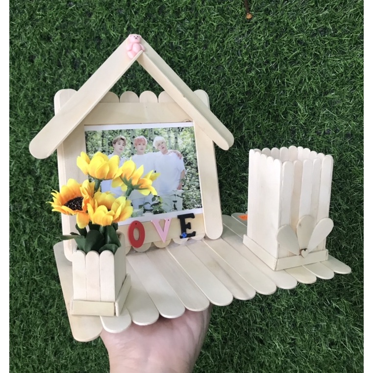Cắm bút Handmade bằng que kem