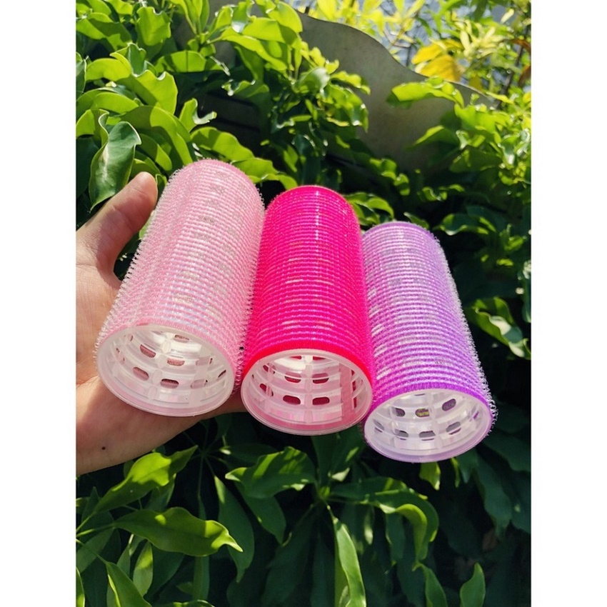 Lô cuốn tóc tự dính tạo kiểu mái cúp mái bay lô uốn tóc mái tiện lợi DANA