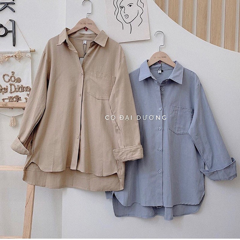 Áo Sơ Mi Nữ Cổ Đức Chất Coton Mềm Hàng Chuẩn Loại 1 M293
