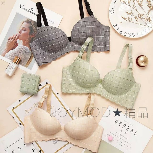 BỘ ĐỒ LÓT SU ĐÚC KẺ NHÃ NHẶN CAO CẤP ĐỆM DÀY SIÊU ÔM NÂNG NGỰC | BigBuy360 - bigbuy360.vn