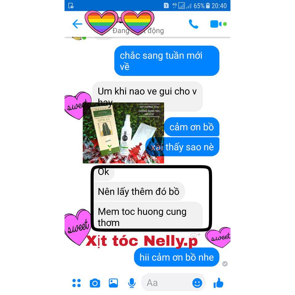 Xịt dưỡng tóc Nelly.P