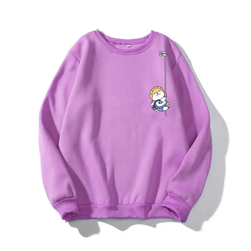 ÁO SWEATER UNISEX IN CÚN LEO DÂY (NHIỀU MÀU)