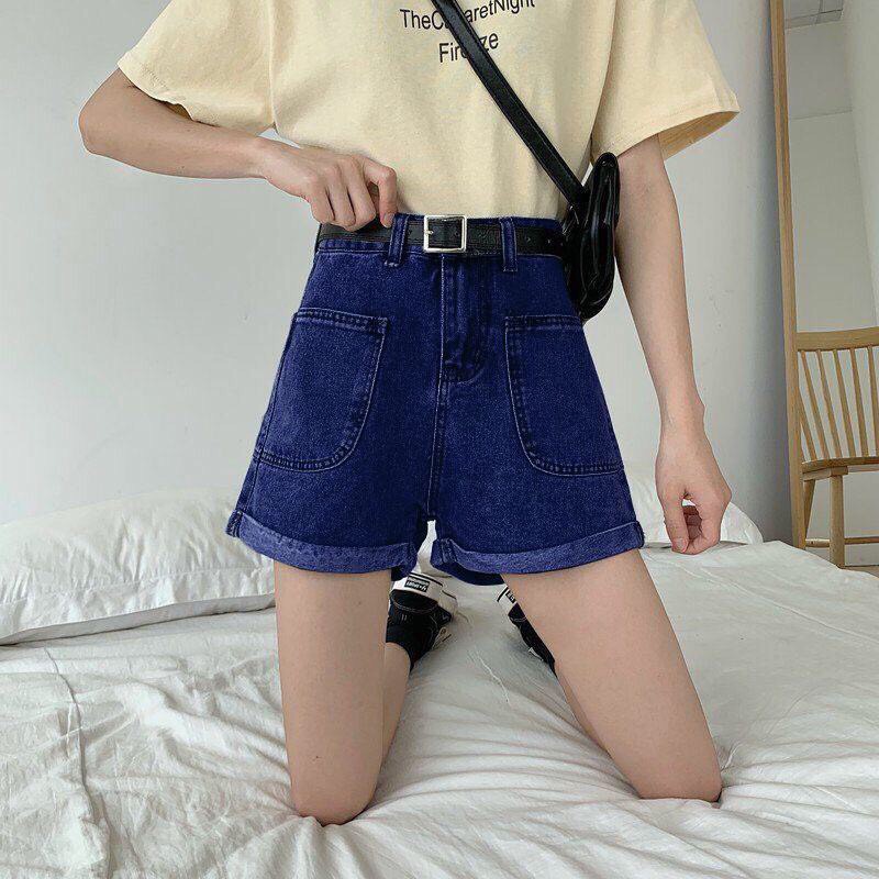 Quần Short Jean Cạp Cao_C15