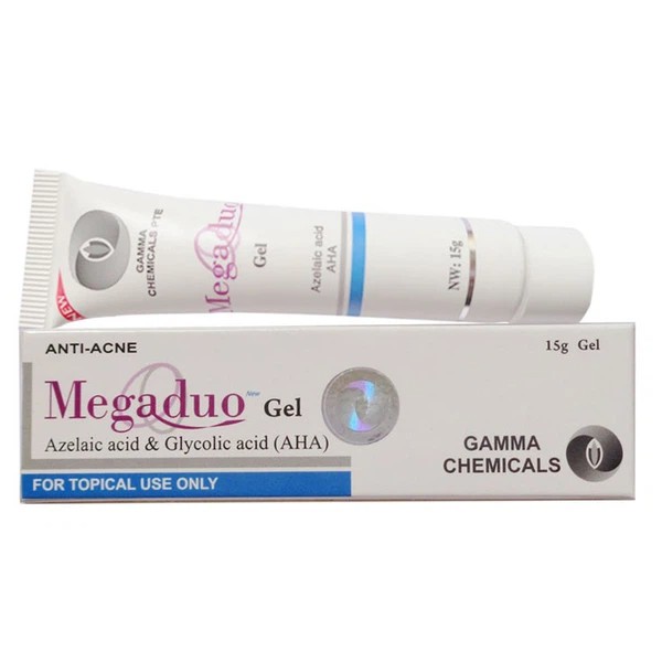 Combo gel giảm mụn mờ thâm Dermaforte và Megaduo 15g