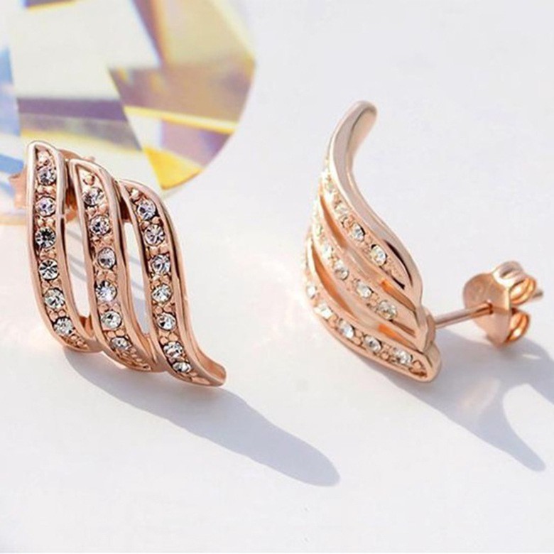Khuyên Tai Đính Đá Thời Trang Dành Cho Nữ