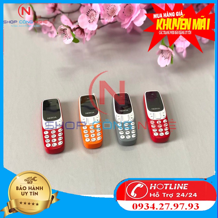 Điện thoại 2 sim 2 sóng Bm10 (Nokia 3310 mini) thiết kế nhỏ gọn giá siêu rẽ bảo hành 12 tháng