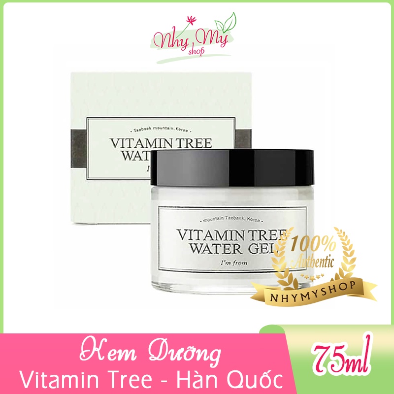 Gel Dưỡng I'm from Dưỡng Ẩm Và Kiểm Soát Dầu 75g Vitamin Tree Water Gel