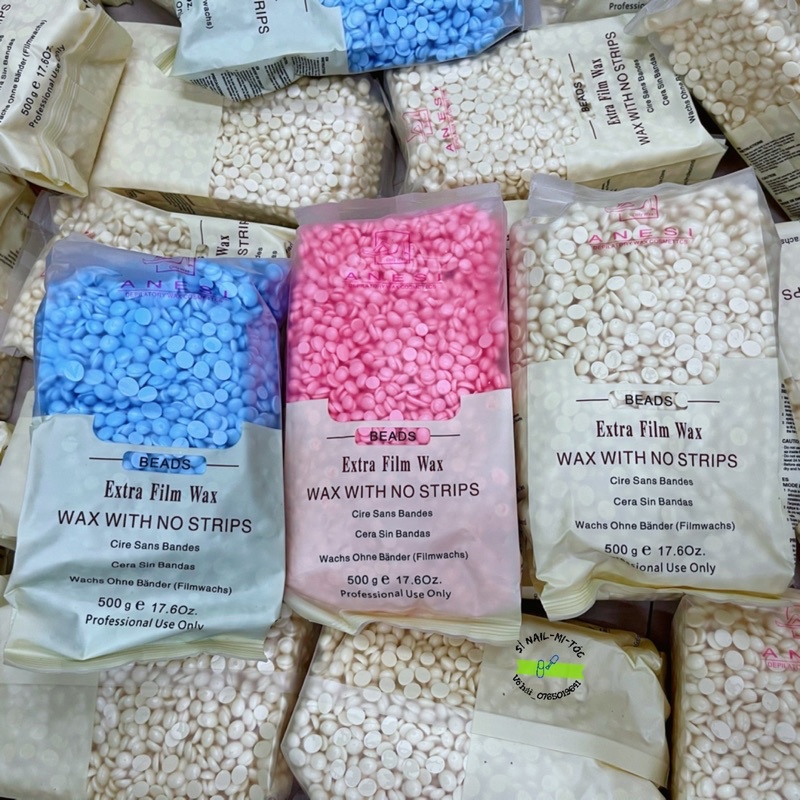 Sáp wax hạt đậu Extra 500g tặng kèm 1 que gỗ