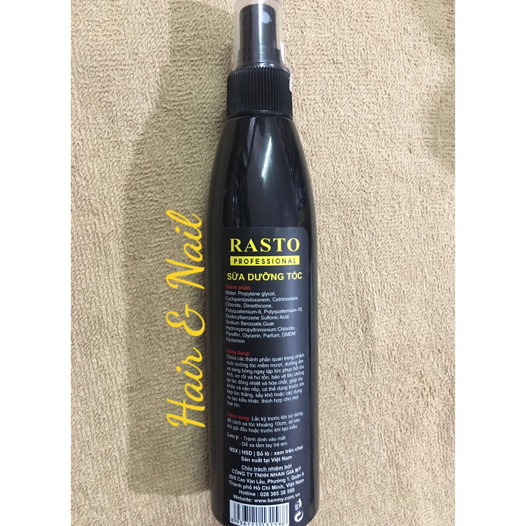 Sữa dưỡng tóc RASTO - 250ml