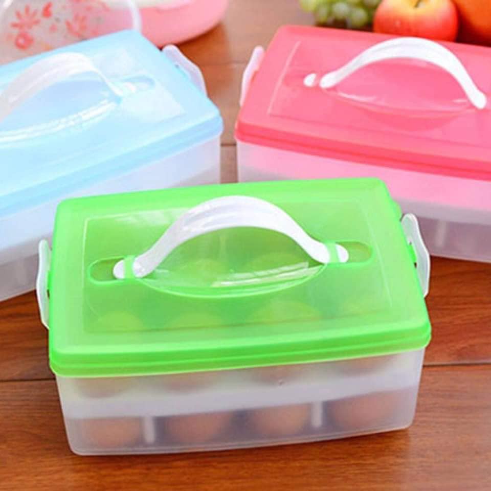 Hộp đựng trứng 2 tầng