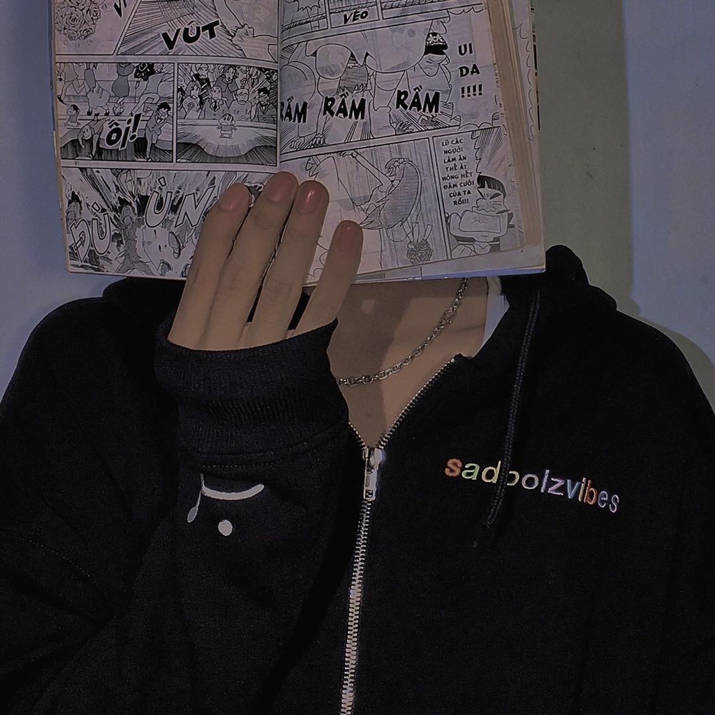 Áo Khoác SADBOIZ VINTAGE SADSTORY LIMITED Hoodie zip Sad Boy Unisex phong cách Ulzzang - Gin Store