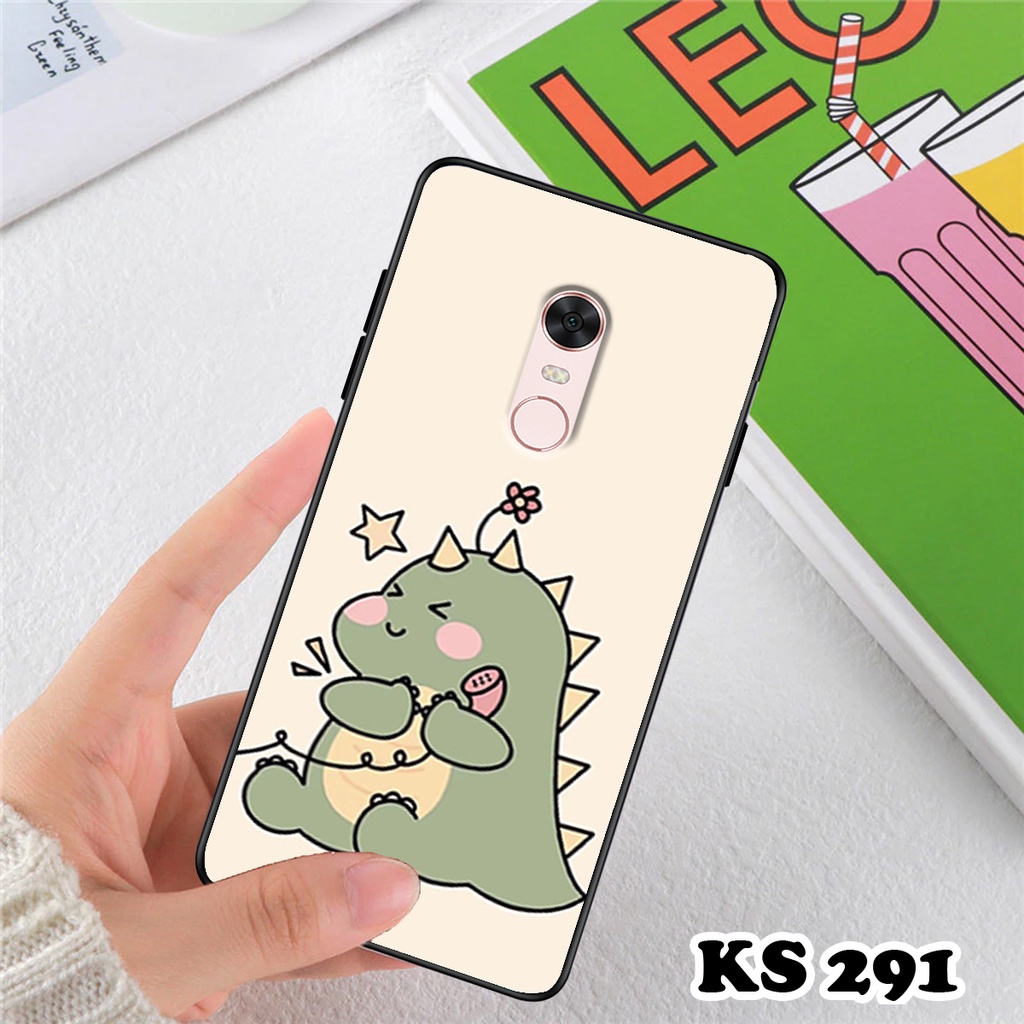 Ốp lưng Xiaomi Redmi 5 - Redmi 5A - Redmi 5X - Redmi 5 Plus - Ốp in hình khủng long,dinosaur dễ thương