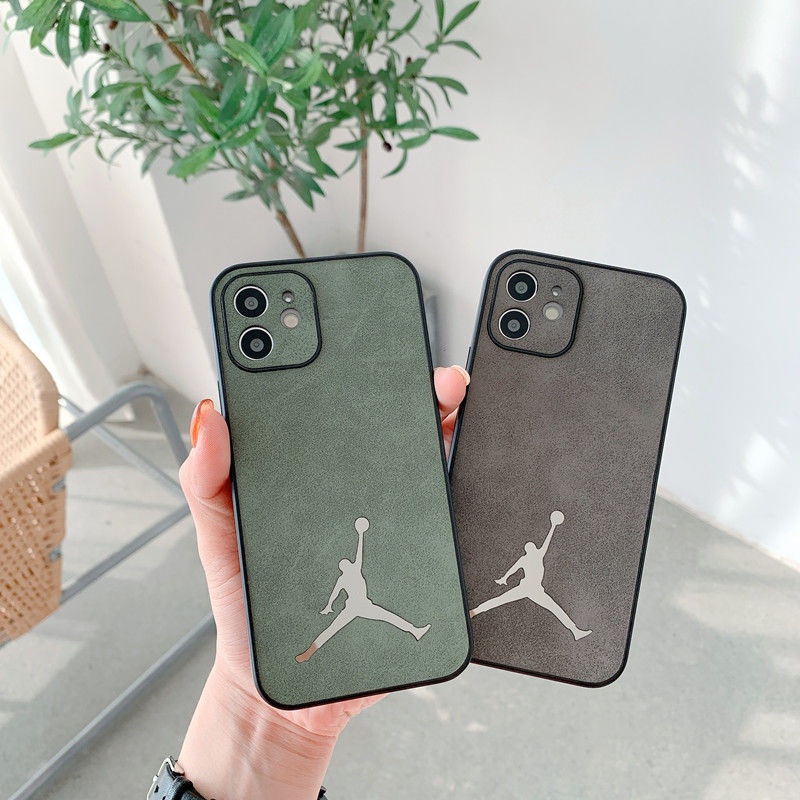 HÀNG SẴN Ốp lưng iphone jordan da lộn cho 7plus 8plus x xs xr 11 11pro 11promax 12 12pro 12promax